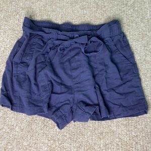 Blue Flowy Aerie Shorts
